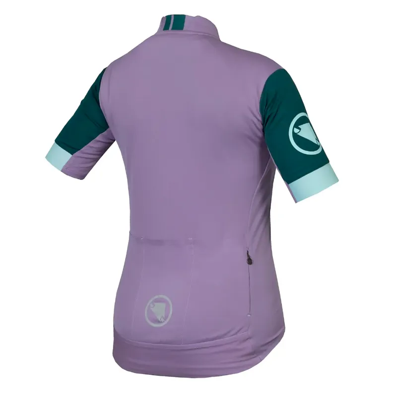 Endura Women's FS260 Short Sleeve Jersey in Violet-1